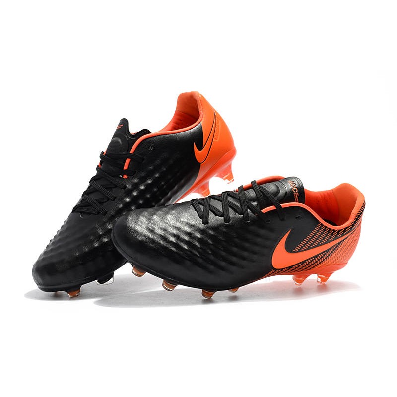 Nike Magista Opus FG Černá oranžový